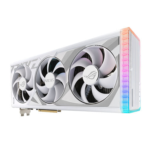 Asus ROG STRIX RTX4090, PCIe4, 24GB DDR6X, 2 HDMI, 3 DP, 2550MHz Clock, RGB Lighting, White