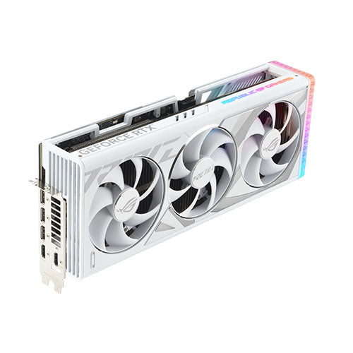 Asus ROG STRIX RTX4090, PCIe4, 24GB DDR6X, 2 HDMI, 3 DP, 2550MHz Clock, RGB Lighting, White