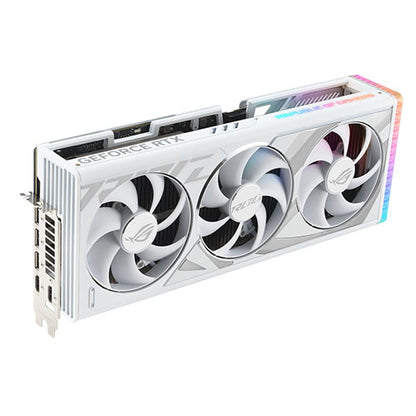 Asus ROG STRIX RTX4090, PCIe4, 24GB DDR6X, 2 HDMI, 3 DP, 2550MHz Clock, RGB Lighting, White