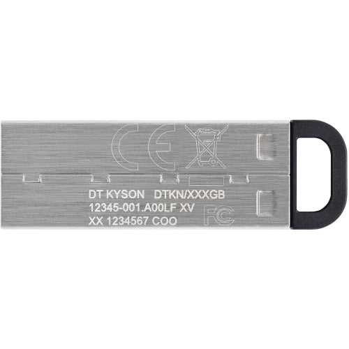 Kingston 256GB DataTraveler Kyson USB 3.2 Gen1 Memory Pen, Metal Capless Design, R/W 200/60 MB/s