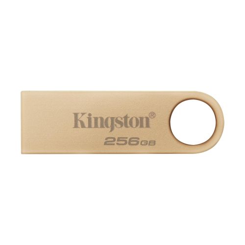 Kingston 256GB DataTraveler SE9 G3 Memory Pen, USB 3.2 Gen1 Type-A, Metal Gold Casing