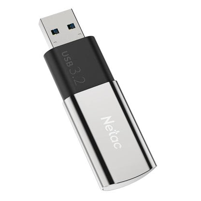 Netac 512GB US2 USB 3.2 Gen2 Memory Pen, Zinc Alloy Casing, Cap, R/W 550/500 MB/s