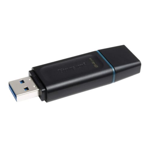 Kingston 64GB DataTraveler Exodia USB 3.2 Gen1 Memory Pen, Cap, Key Ring