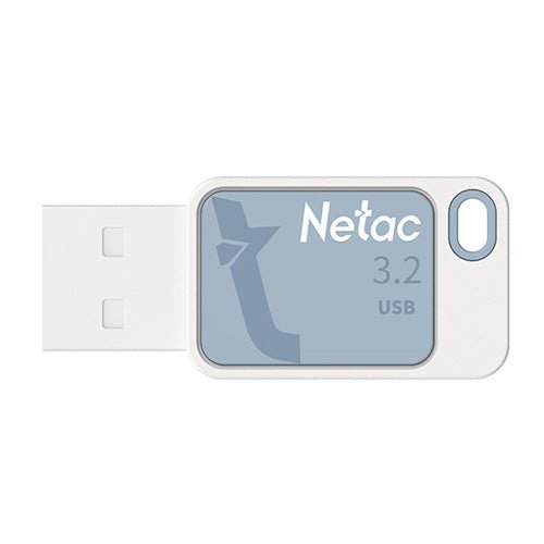 Netac 64GB USB 3.2 Memory Pen, UA31, Key Ring, Sky Blue