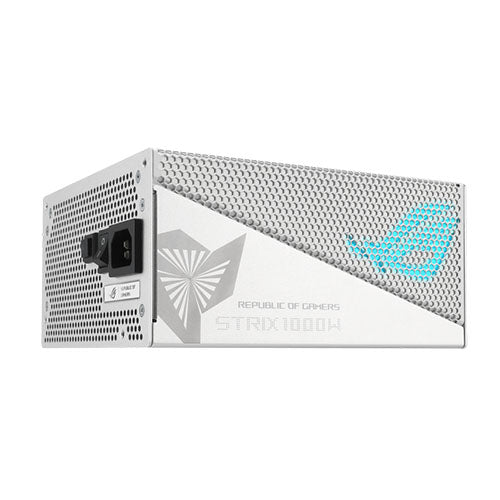 Asus ROG Strix 1000W Gold Aura Edition PSU, Fully Modular, 80+ Gold, ATX 3.0, PCIe 5.0, RGB Lighting, Lambda A+, White