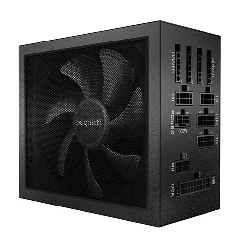 Be Quiet! 1000W Dark Power 13 PSU, Fully Modular, Fluid Dynamic Fan, 80+ Titanium, ATX 3.0, PCIe 5.0, Quad Rail, Full-Mesh PSU Front, OC Key