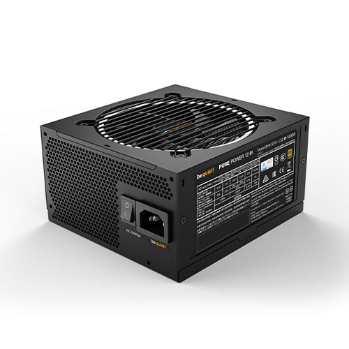 Be Quiet! 1200W Pure Power 12 M PSU, Fully Modular, Rifle Bearing Fan, 80+ Gold, ATX 3.0, PCIe 5.0, Dual Rail