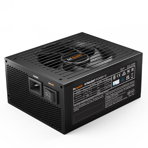 Be Quiet! 1200W Straight Power 12 PSU, Fully Modular, 80+ Platinum, Silent Wings Fan, ATX 3.0, PCIe 5.0