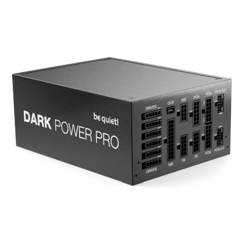 Be Quiet! 1300W Dark Power Pro 13 PSU, Fully Modular, 80+ Titanium, ATX 3.0, PCIe 5.0, Fully Digital Control, Active Rectifier, OC Key