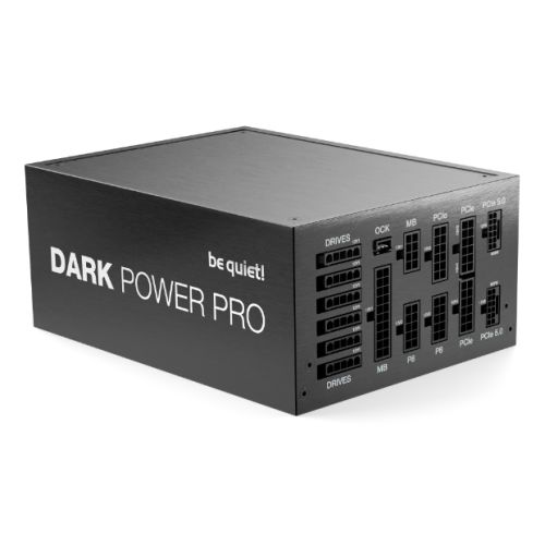 Be Quiet! 1600W Dark Power Pro 13 PSU, Fully Modular, 80+ Titanium, ATX 3.0, PCIe 5.0, Fully Digital Control, Active Rectifier, OC Key