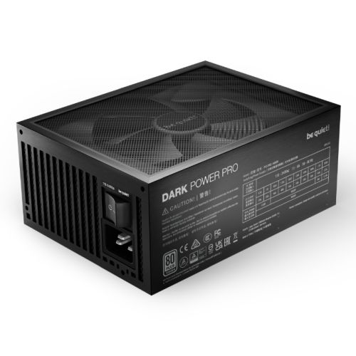 Be Quiet! 1600W Dark Power Pro 13 PSU, Fully Modular, 80+ Titanium, ATX 3.0, PCIe 5.0, Fully Digital Control, Active Rectifier, OC Key