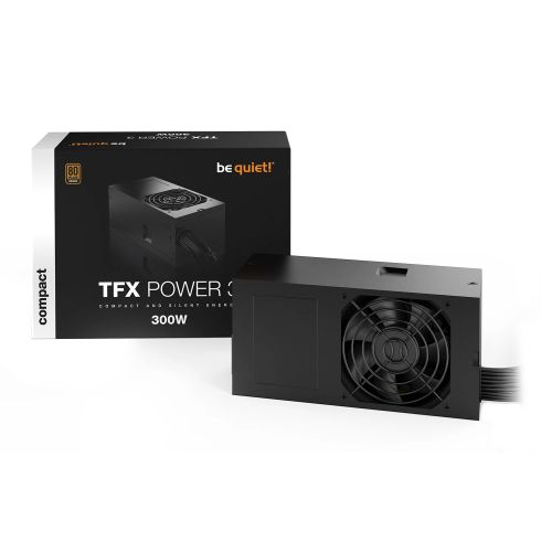 Be Quiet! 300W TFX Power 3 PSU, Small Form Factor, 80+ Bronze, PCIe, Continuous Power