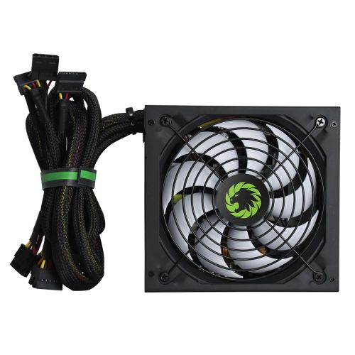 GameMax 400W GP400A PSU, Fully Wired, 12cm Fan, 80+ Bronze, Black Mesh Cables, Power Lead Not Included