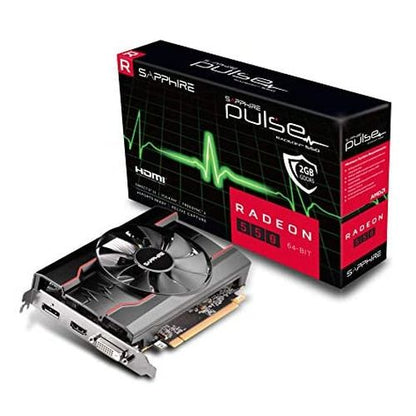 Sapphire PULSE 550, 2GB DDR5, DVI, HDMI, DP, 1206MHz Clock, Compact