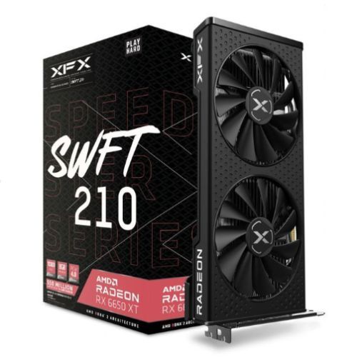 XFX RX6650 XT Speedster SWFT210 Core, 8GB DDR6, HDMI, 3 DP, 2635MHz Clock