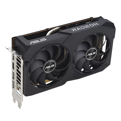 Asus DUAL RX7600 V2 OC, PCIe4, 8GB DDR6, HDMI, 3 DP, 2715MHz Clock, Overclocked