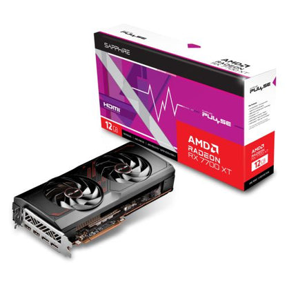 Sapphire PULSE RX7700 XT, PCIe4, 12GB DDR6, 2 HDMI, 2 DP, 2544MHz Clock