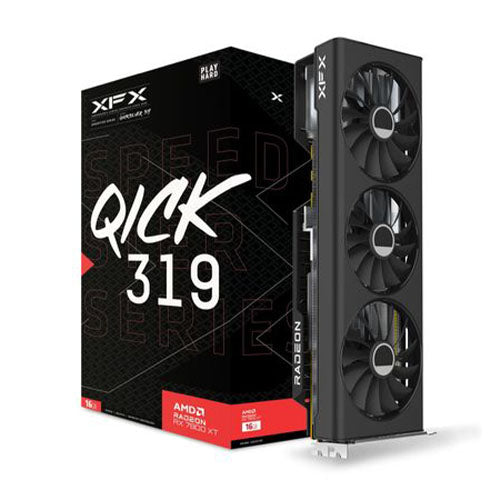 XFX RX7800 XT Speedster QICK319 Core, 16GB DDR6, HDMI, 3 DP, 2430MHz Clock