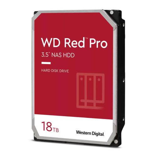 WD 3.5", 18TB, SATA3, Red Pro Series NAS Hard Drive, 7200RPM, 512MB Cache, OEM