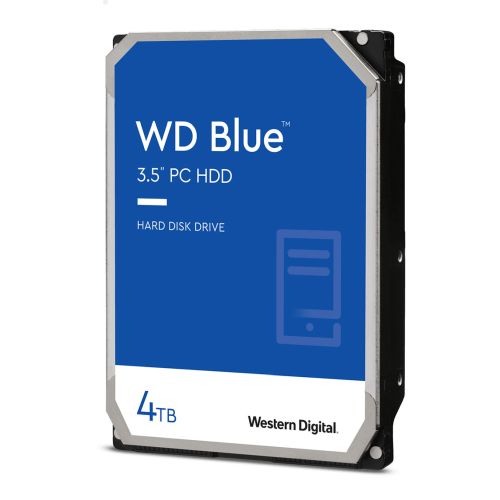 WD 3.5", 4TB, SATA3, Blue Series Hard Drive, 5400RPM, 256MB Cache, OEM