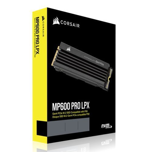 Corsair 8TB MP600 PRO LPX M.2 NVMe SSD, M.2 2280, PCIe4, 3D TLC NAND, R/W 7000/6100 MB/s, 950K/1.2M IOPS, Aluminium Heatspreader