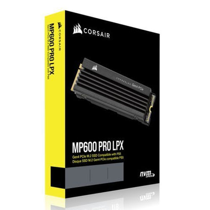 Corsair 8TB MP600 PRO LPX M.2 NVMe SSD, M.2 2280, PCIe4, 3D TLC NAND, R/W 7000/6100 MB/s, 950K/1.2M IOPS, Aluminium Heatspreader