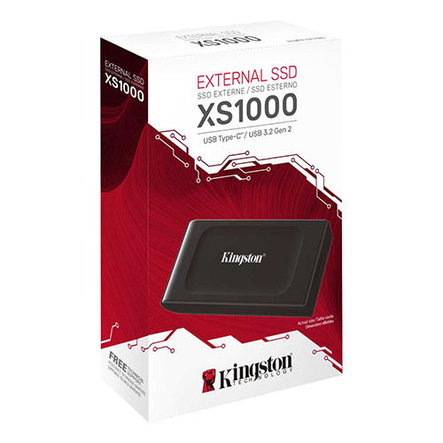 Kingston XS1000 1TB Pocket Size External SSD, USB 3.2 Gen2 Type-A