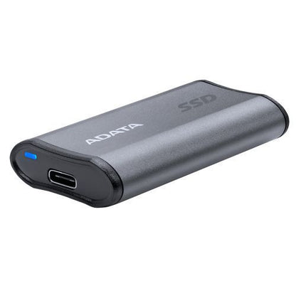 Adata SE880 4TB Pocket Size External SSD, USB 3.2 Gen2 Type-C/Type-A, Titanium Grey