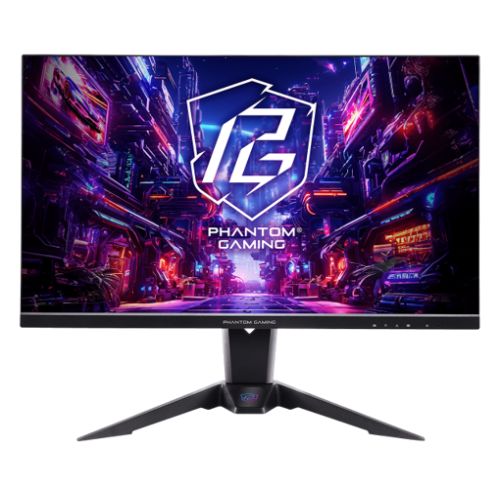 Asrock 27" Phantom Gaming QHD IPS Gaming Monitor (PG27QFT2A), 2560 x 1440, 1ms, 2 HDMI, DP, 180Hz, HDR 400, Wi-Fi Antenna, VESA