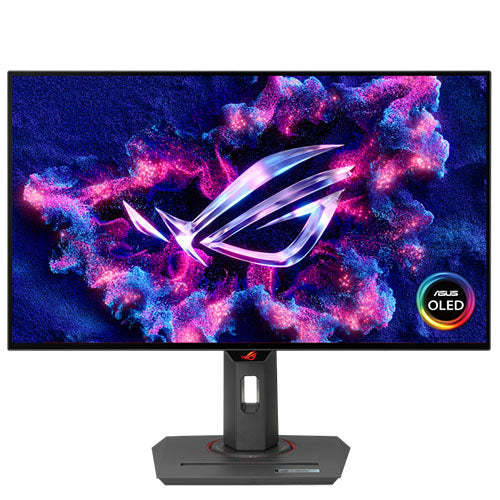 Asus 26.5" ROG Swift Glossy OLED Gaming Monitor (XG27AQDMG), 2560 x 1440, 0.03ms, USB, 240Hz, Heatsink, DisplayWidget, VESA