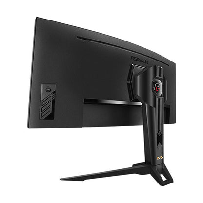 Asrock 34" Phantom Gaming WQHD Curved Gaming Monitor (PG34WQ15R3A), 3440 x 1440, 1ms, 2 HDMI, DP, 165Hz, HDR 400, Wi-Fi Antenna, Mini-OLED Screen, RGB, VESA