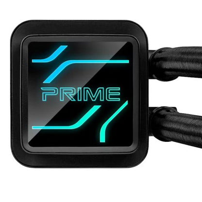 Asus PRIME LC 240 ARGB 240mm Liquid CPU Cooler, ARGB Fans, Customisable Infinity Mirror Lenses