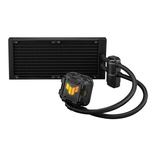 Asus TUF Gaming LC II 240 ARGB Liquid CPU Cooler, 240mm Radiator, ARGB Pump Head, 2 x Gen2 ARGB PWM Fans