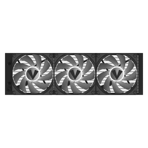 Vida Aquilo 360mm ARGB Liquid CPU Cooler, 3x ARGB PWM Fans, Infinity Mirror RGB Pump Head, Black