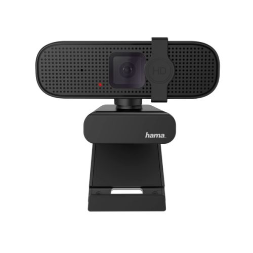 Hama C-400 FHD Webcam with Mic, 1080p, 30fps, Closable Lens, 360° Swivel Range, 70° Visual Angle