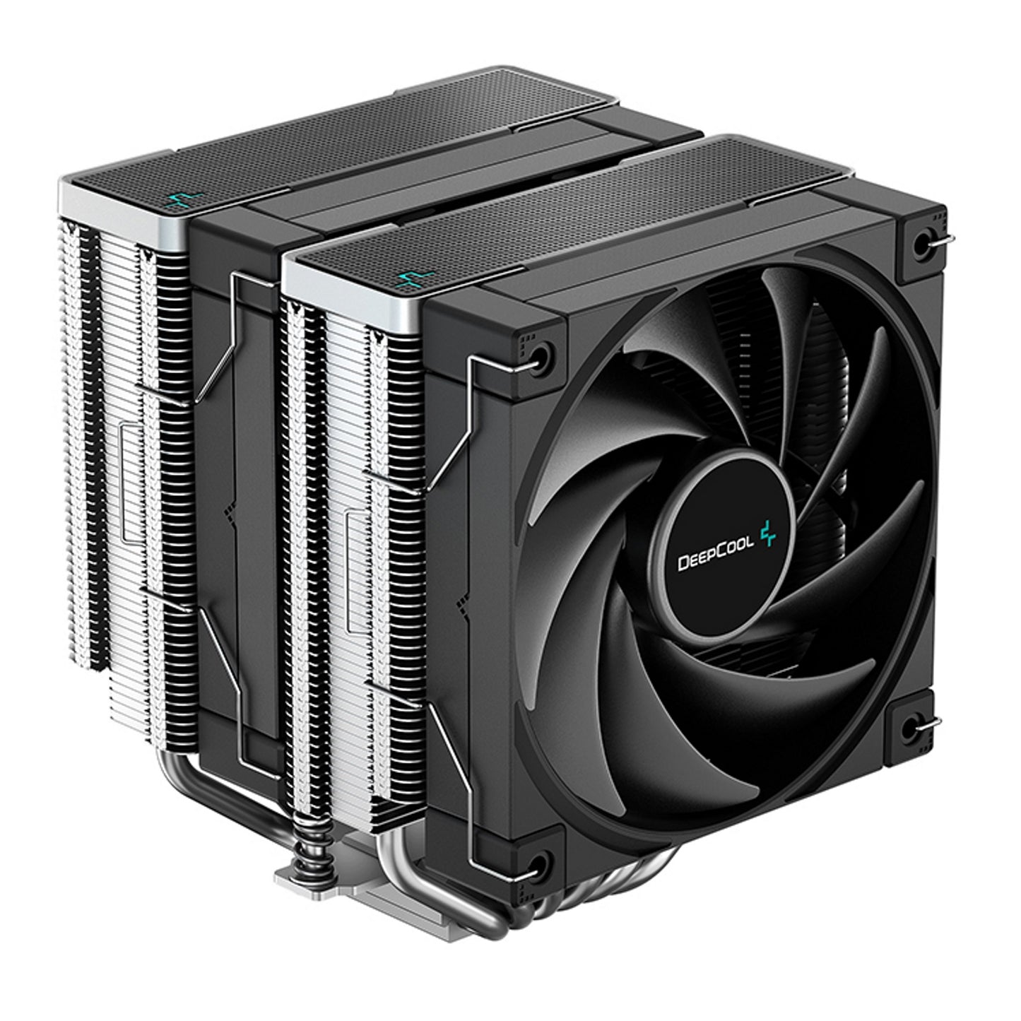 DeepCool AK620 Fan CPU Cooler, Universal Socket, Dual Powerful 120mm FDB PWM Black Fans, 1850RPM, 6 Heat Pipes, 260W Heat Dissipation Power, Unique Matrix Fin Design