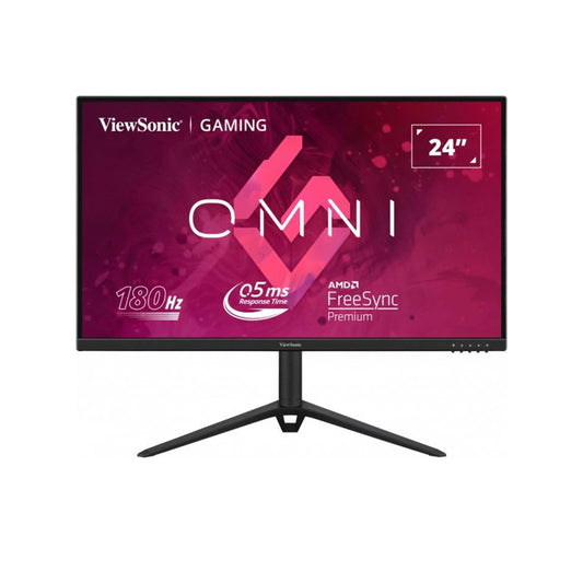 Viewsonic VX2428J 24-Inch Full HD IPS Gaming Monitor, 180Hz, Freesync, HDMI, Displayport, 0.5ms, VESA, Height Adjust, Pivot