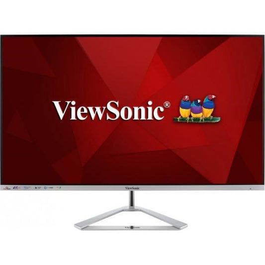 Viewsonic VX3276-4K-mhd 32 Inch 4K Entertainment Gaming Monitor, 60Hz, 4ms, Speakers, Dual HDMI, Display Port, Mini Display Port,  VESA, Silver