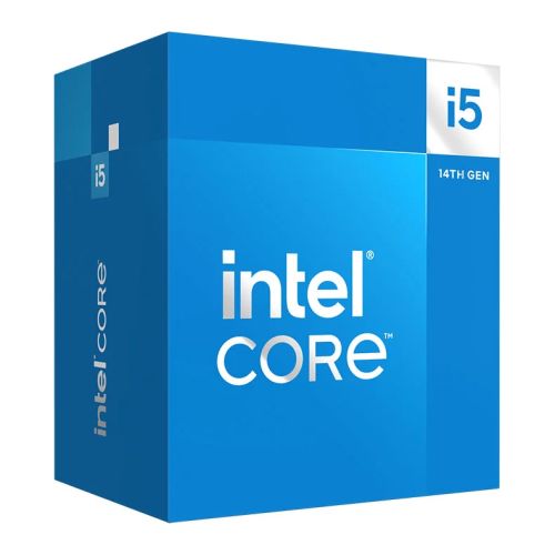 Intel Core i5-14500 CPU, 1700, Up to 5.0 GHz, 14-Core, 65W (154W Turbo), 10nm, 24MB Cache, Raptor Lake Refresh